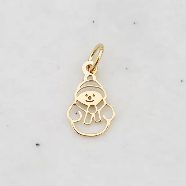 ELM Charm - Om de zapada - Argint 925 placat cu Aur Galben 18K