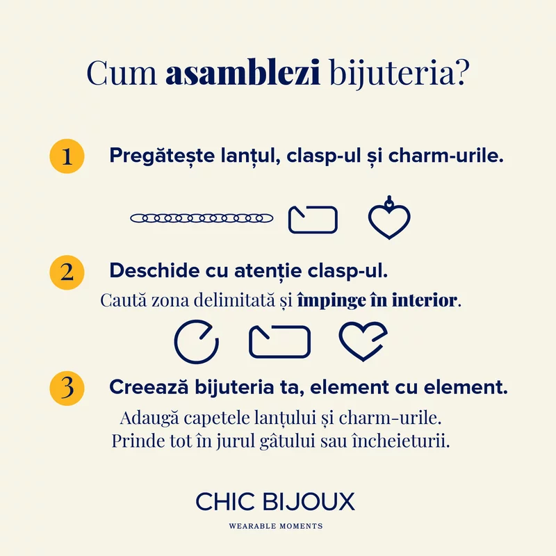ELM-Round – Brățară bază ROLO – Argint placat cu Aur Galben 18K picture - 7
