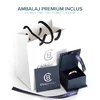 Inel colectia Luxury Aur Galben/Alb 14K cu Ametist 0.50ct