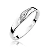 Inel colectia Luxury Aur Galben/Alb 14K cu Diamant 0.03ct