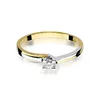 Inel colectia Luxury Aur Galben/Alb 14K cu Diamant 0.08ct