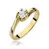 Inel colectia Luxury Aur Galben/Alb 14K cu Diamant 0.30ct