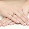Inel colectia Luxury Aur Galben/Alb 14K cu Rubin 0.60ct