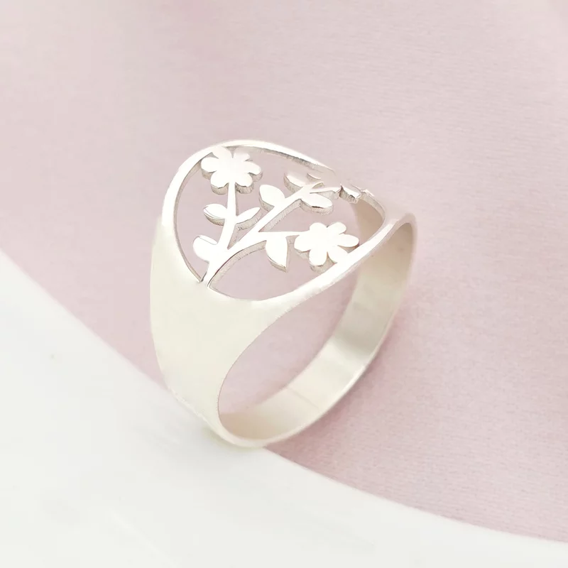 Inel Ramura naturii - Argint 925 picture - 3