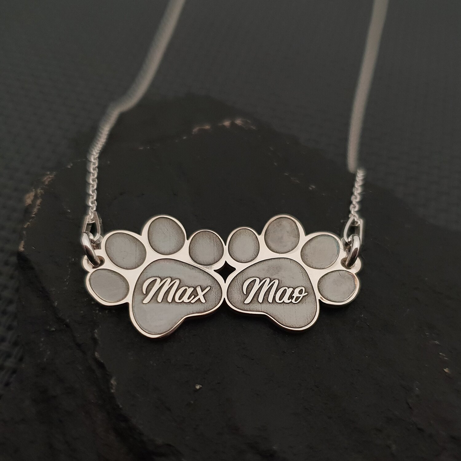 Lantisor 2 Labute - Argint 925