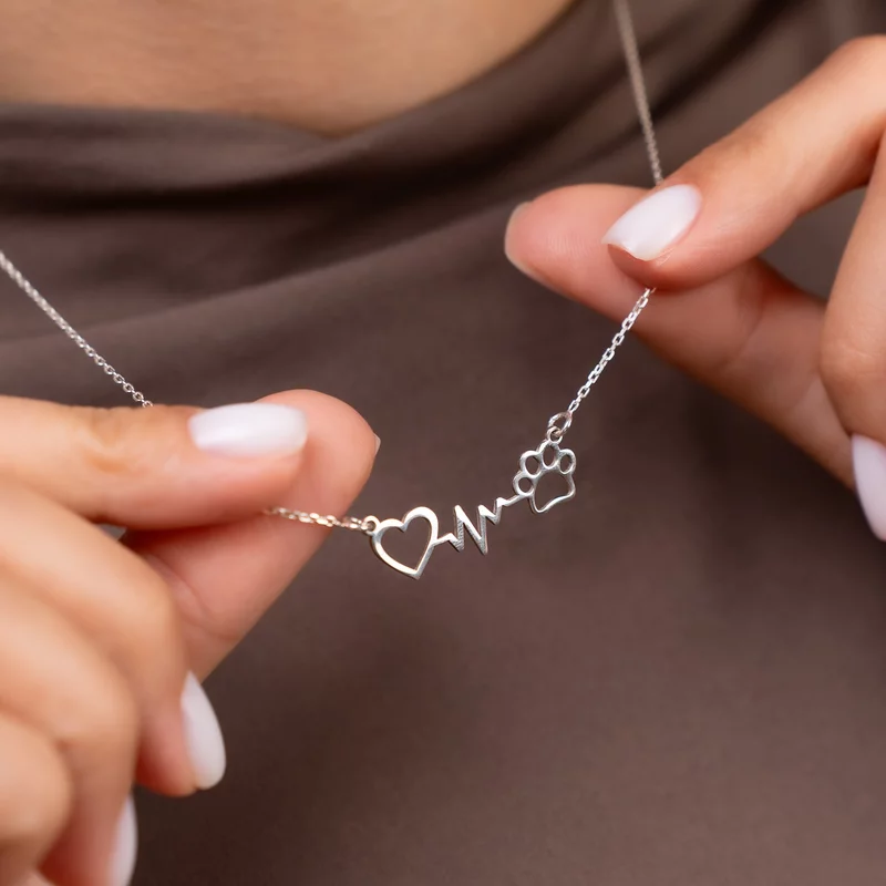 Lantisor Bataia Inimii si Labuta - Argint 925 picture - 4