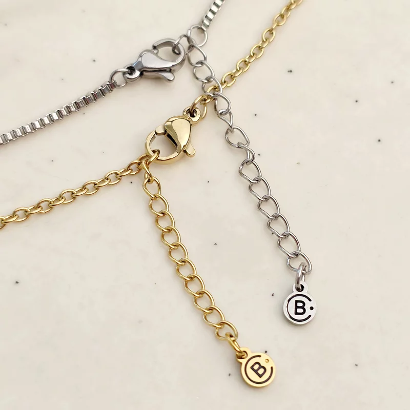 Lantisor Cercul Familiei - Elemente personalizate, charm Zirconia si pana - Otel Inoxidabil 316L picture - 7