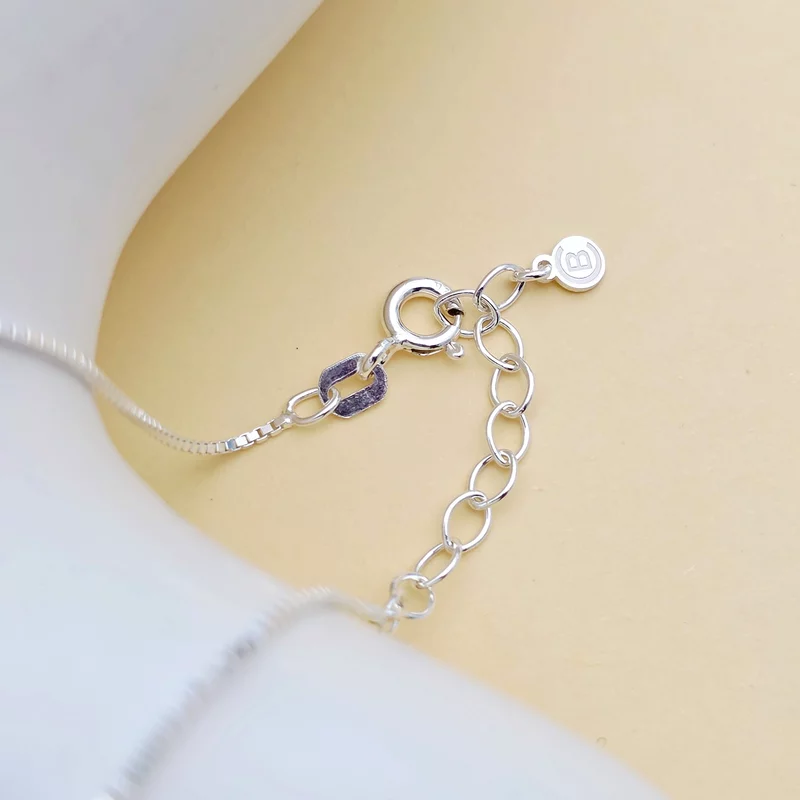 Lantisor cu medalion Oval si decupaje -  initiale personalizate - Argint 925 picture - 3