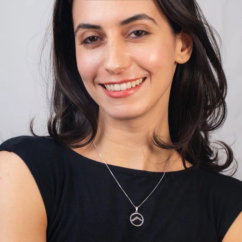 Lantisor cu pandantiv MUNTE - Argint 925 picture - 2