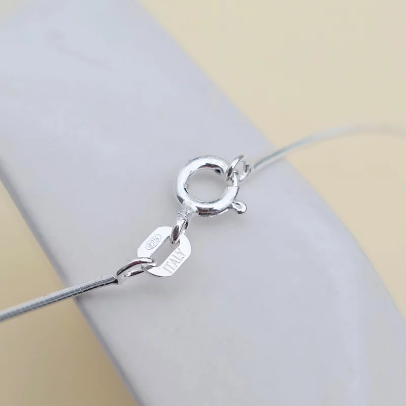 Lantisor fix cu medalion personalizat - Inima gravata - Argint 925 picture - 3