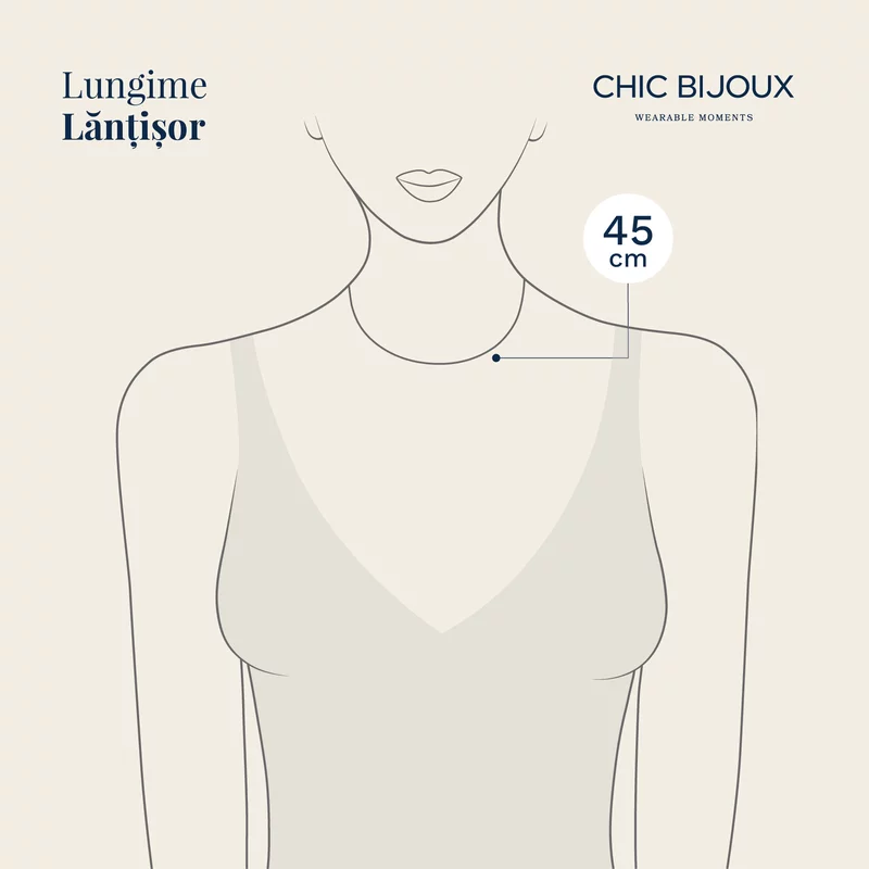 Lantisor Inima cu Poveste - 2 nume si Cristale Zirconia - Argint 925 placat cu Aur 18K picture - 7