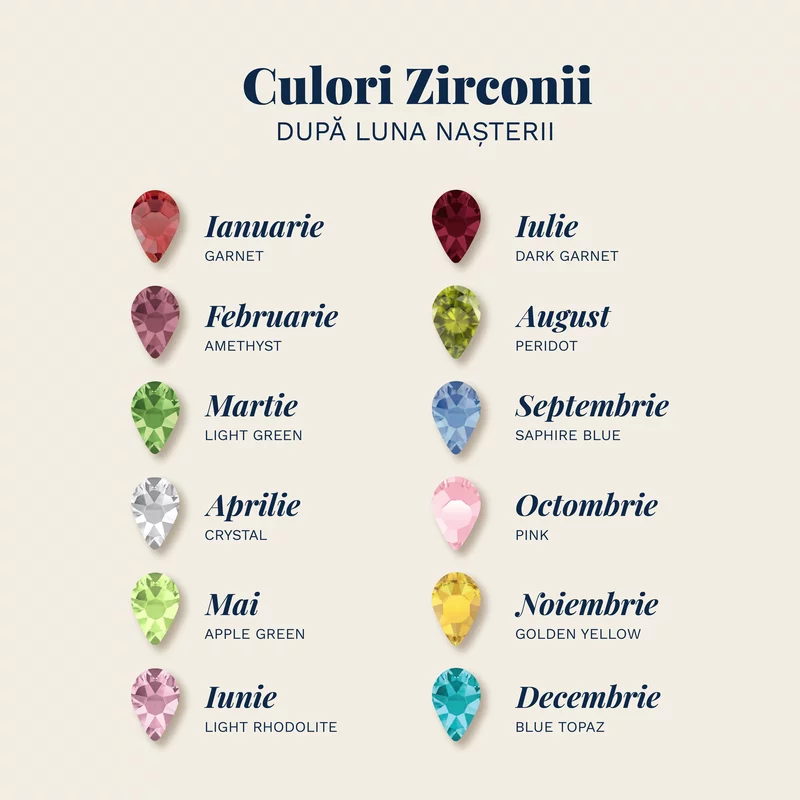 Lantisor Iubirea Mea - 2 nume si Cristale Zirconia  - Argint 925 placat cu Aur Galben 18K picture - 5