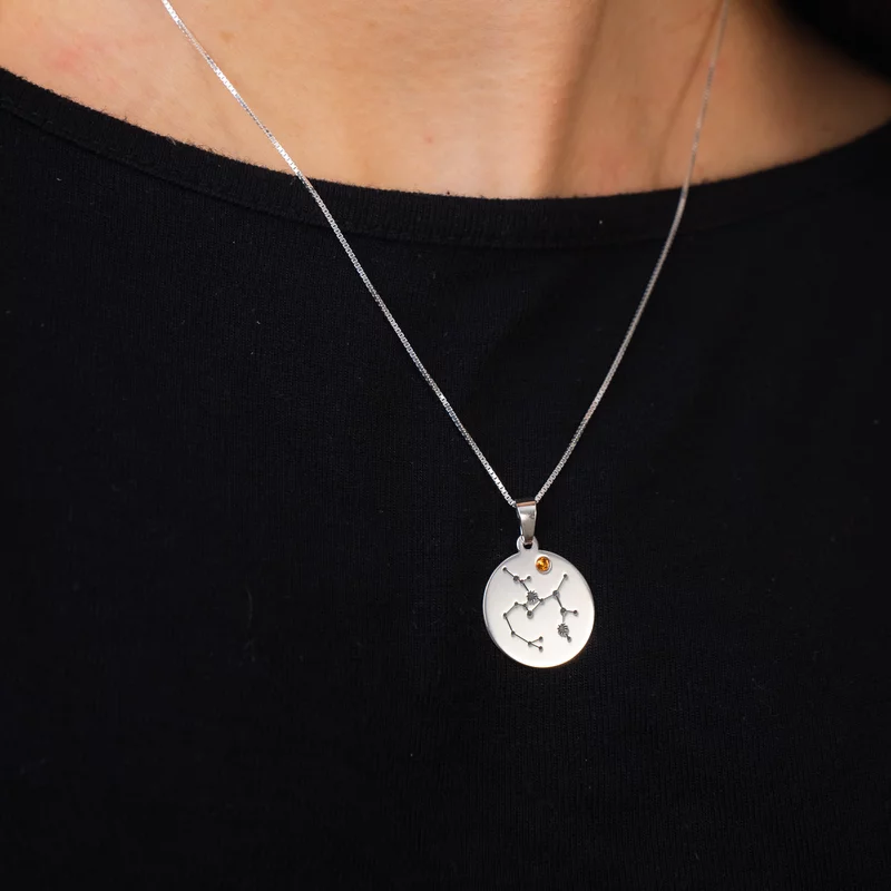 Lantisor personalizat - Constelatia ta - Argint 925 - Cristal Swarovski picture - 4