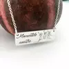 Lantisor personalizat cu pandantiv placuta - Momentele noastre - Argint 925