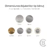 Lantisor personalizat cu simbol materie scoala - Matematica - Banut de 15 mm cu lantisor - Argint 925