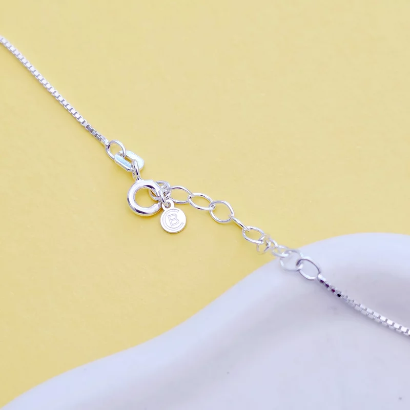 Lantisor personalizat - Luna si copacul vietii - Argint 925 picture - 5