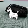 Lantisor cu pandantiv Scottish Terrier - Argint 925