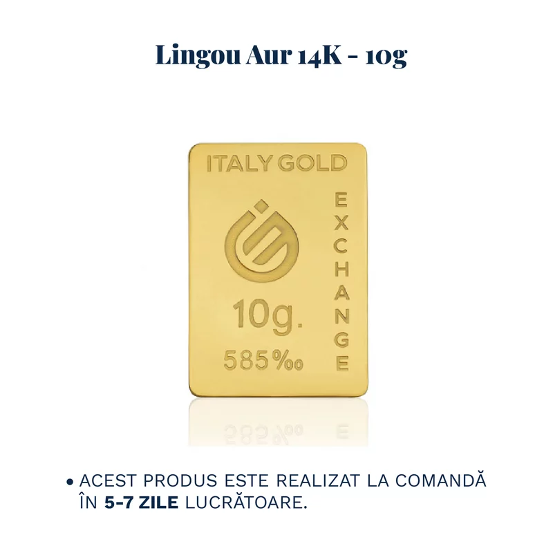 Lingou Aur 14K de 10g Personalizat picture - 6
