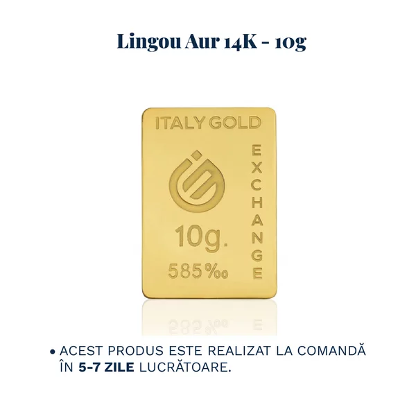 Lingou Aur 14K de 10g Personalizat