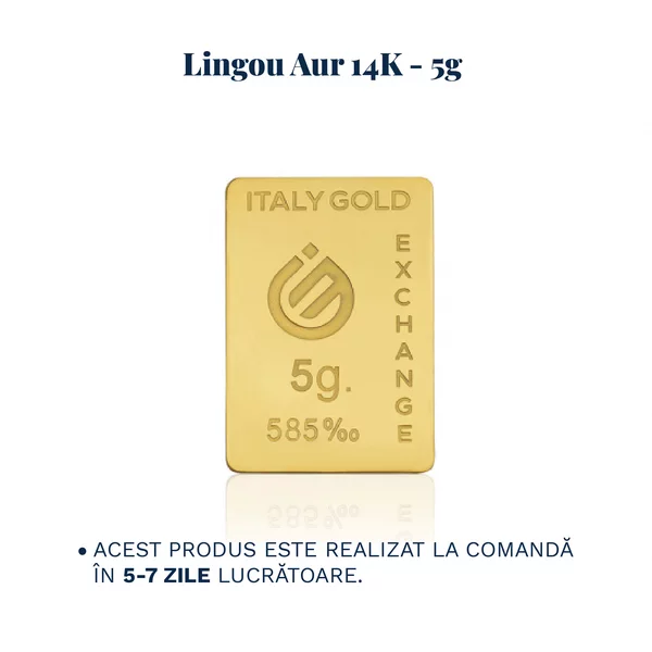 Lingou Aur 14K de 5g Personalizat
