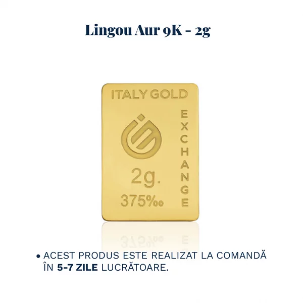 Lingou Aur 9K de 2g Personalizat