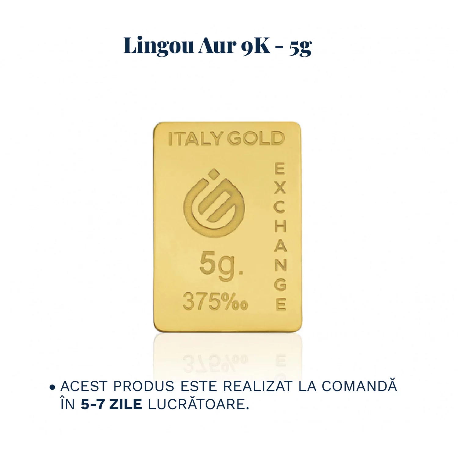 Lingou Aur 9K de 5g Personalizat