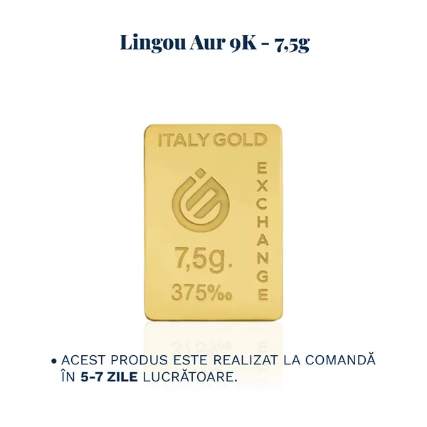 Lingou Aur 9K de 7.5g Personalizat