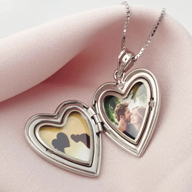 Medalion inima cu poze in interior - Eternal Love Tree - Argint 925 picture - 4