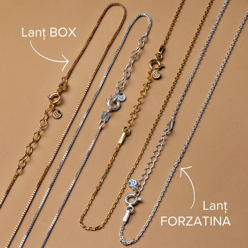 Medalion Scanteia Alba - Locket cu poze in interior - Argint 925 placat cu Aur Galben 18K si Zirconii picture - 5