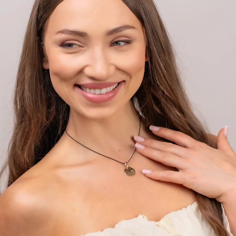 Pandantiv Soarele Sperantei - Argint 925 placat cu Aur galben 18K - Safir Albastru picture - 2