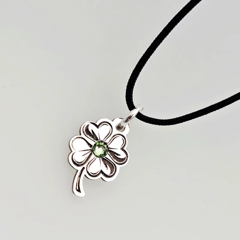 Pandantiv Trifoi cu 4 foi - Argint 925 - cristal Swarovski picture - 3