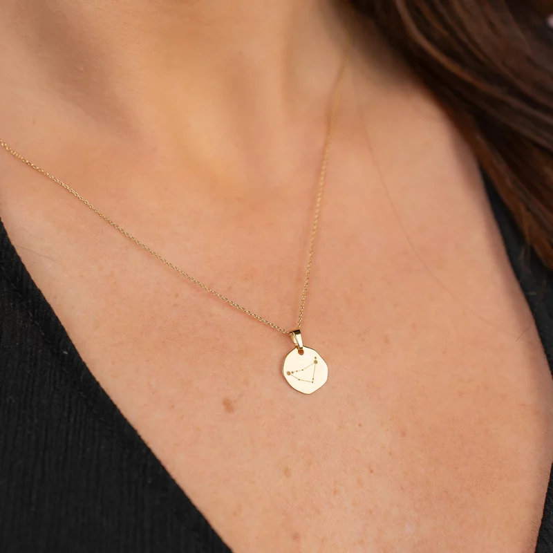 Pandativ banut 12mm - Constelatie - Aur Galben 14 K picture - 4