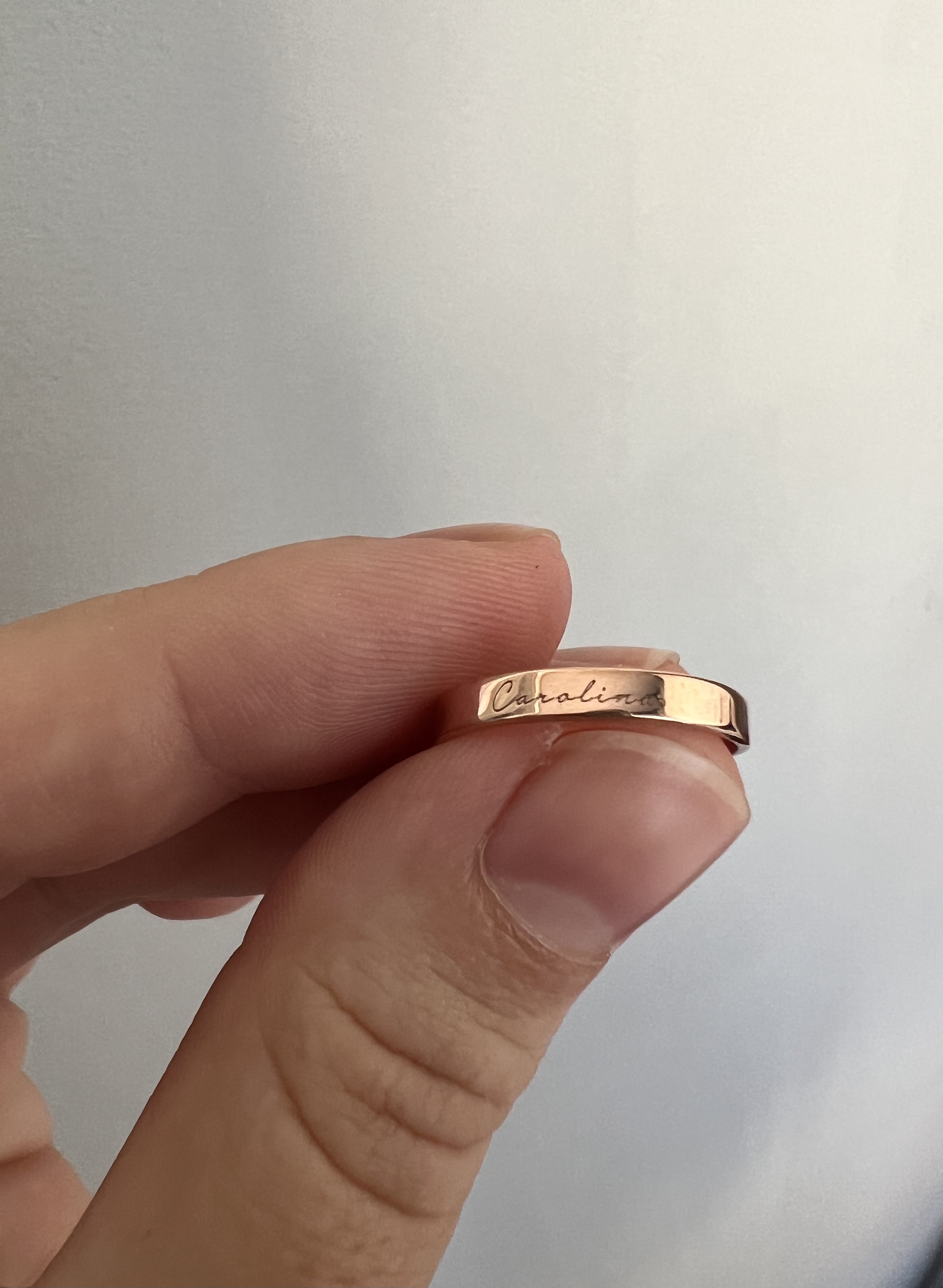 Recenzie Inel personalizat cu nume - Argint 925 - Emanuela C.