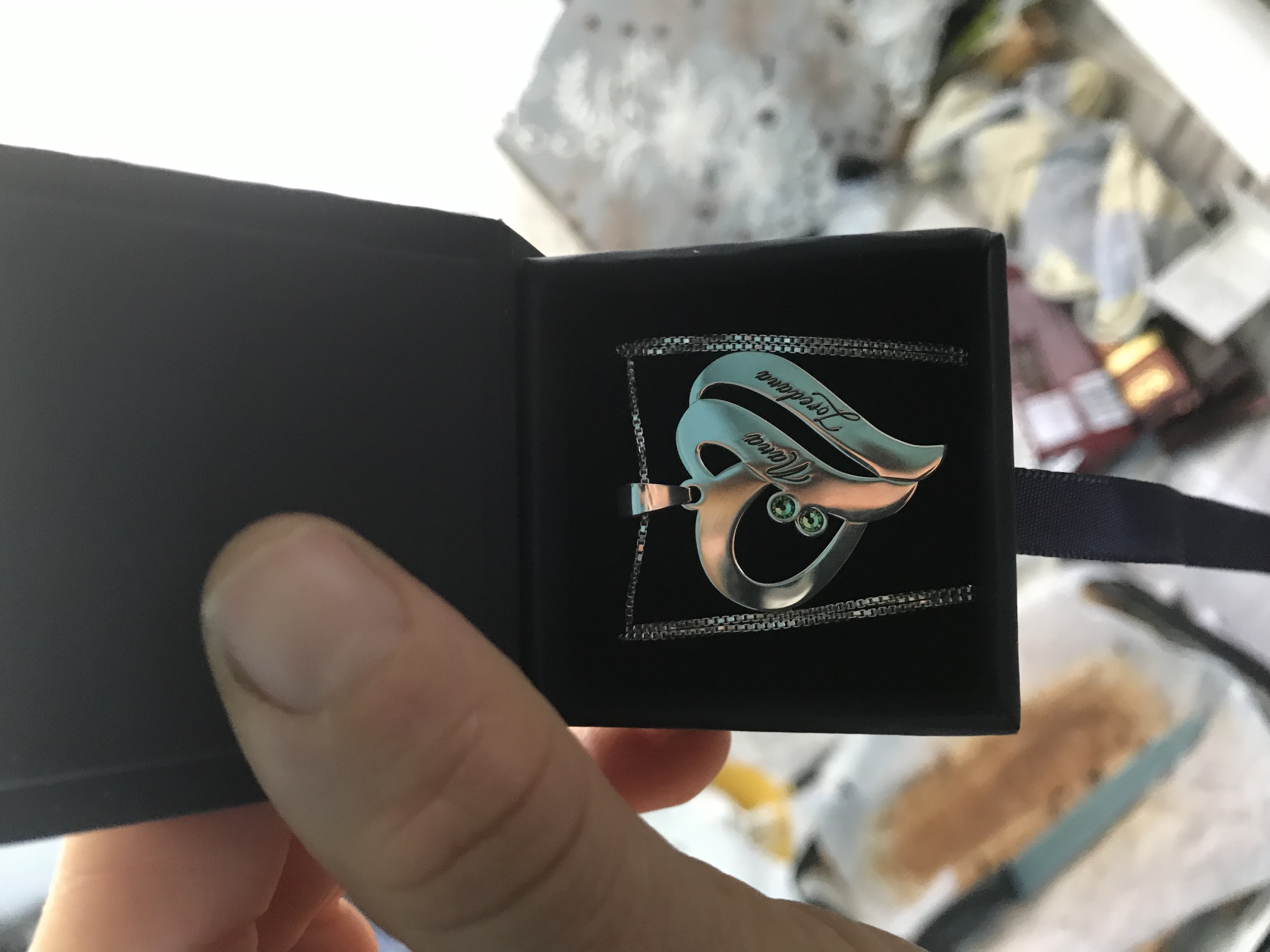 Recenzie Lantisor Iubire Pura - Argint 925 si cristale Swarovski - Nicoleta J.