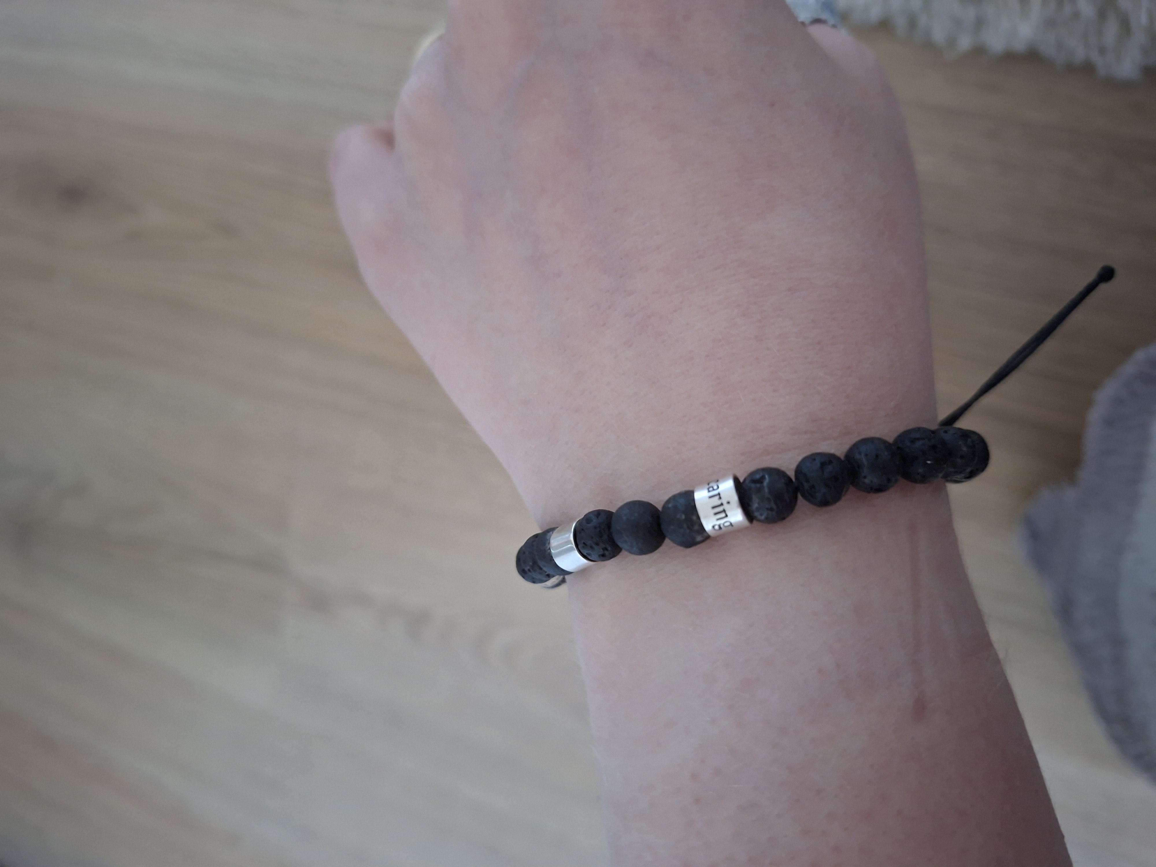 Recenzie Bratara Unisex personalizata cu pietre semipretioase si cilindri din Argint 925 - Nagy D.