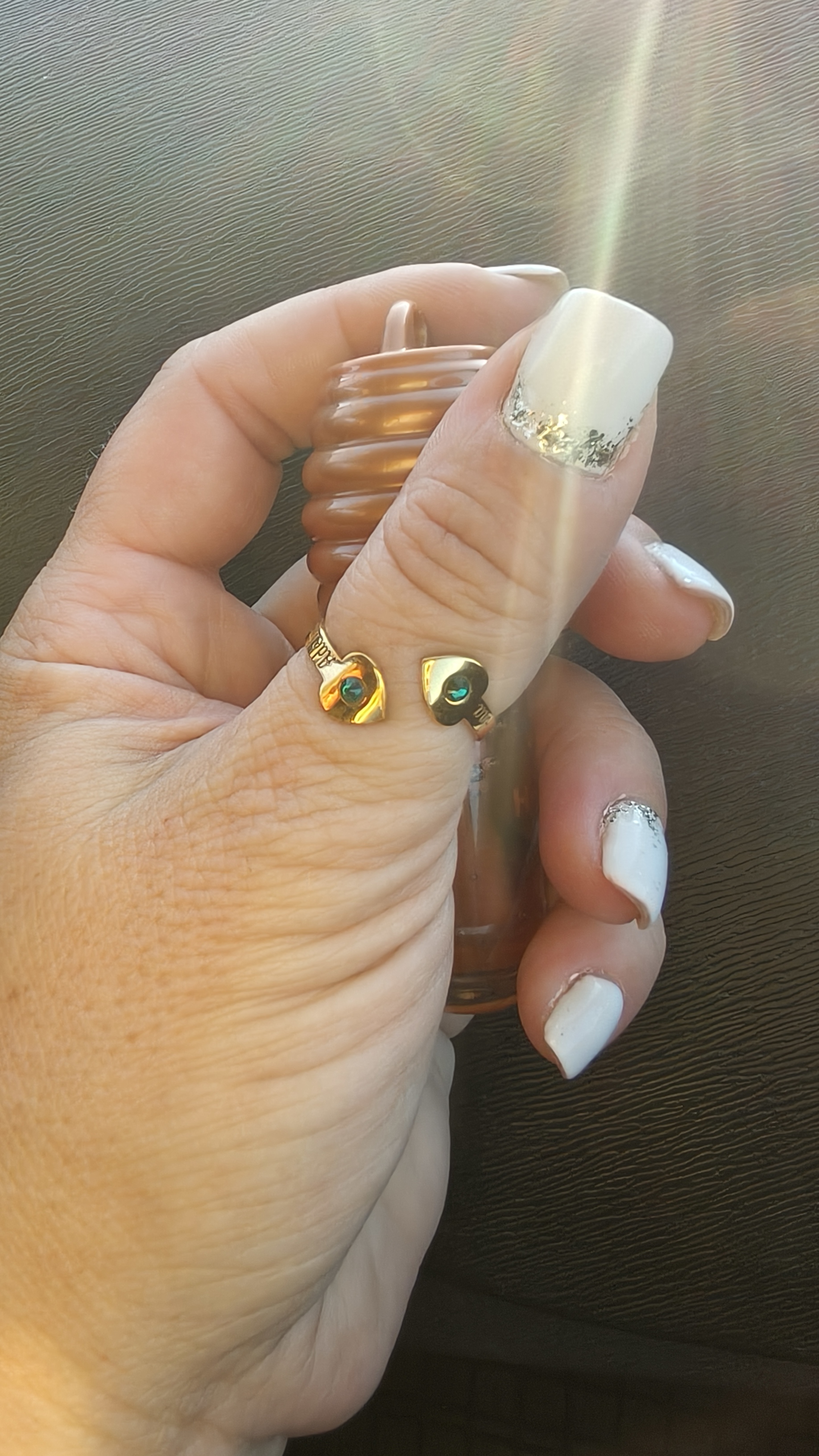 Recenzie Inel personalizat 2 nume si 2 inimi - Argint 925 - cristale Swarovski -  A.
