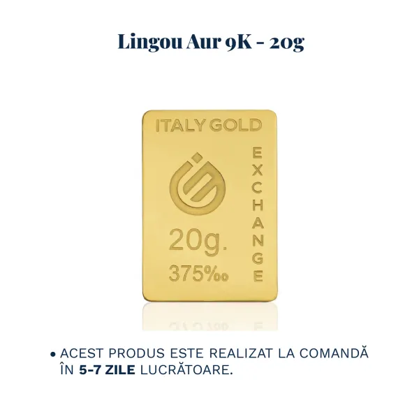 Lingou Aur 9K de 20g Personalizat