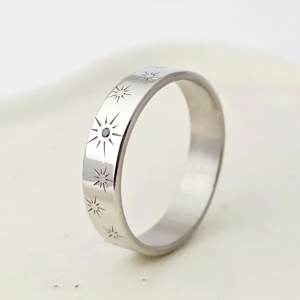 Verigheta Lumina sufletului - Argint Rodiat - Diamant natural