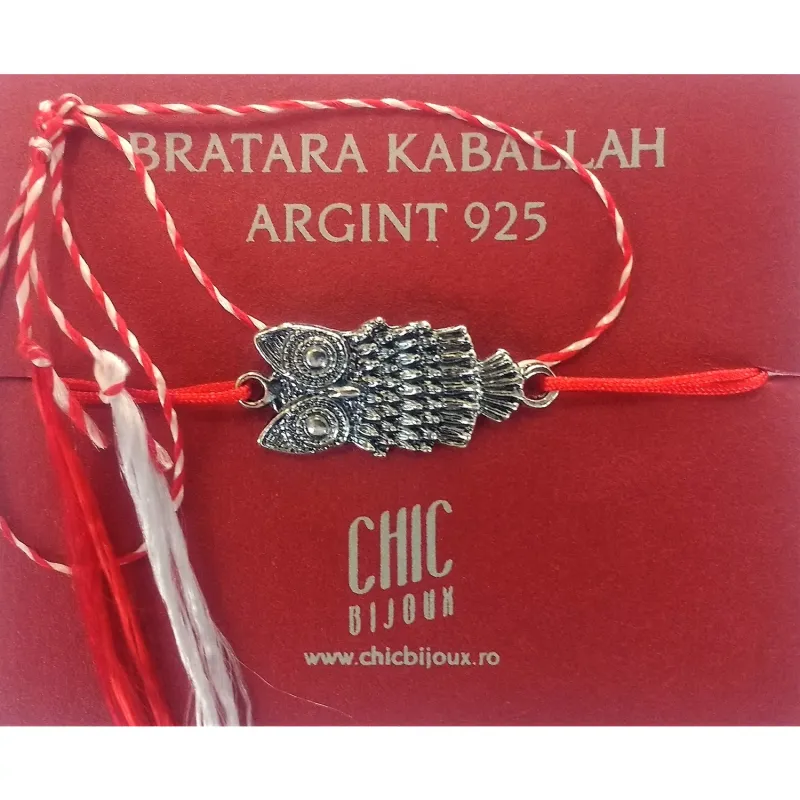 BRATARA KABBALAH BUFNITA - SNUR ROSU picture - 5