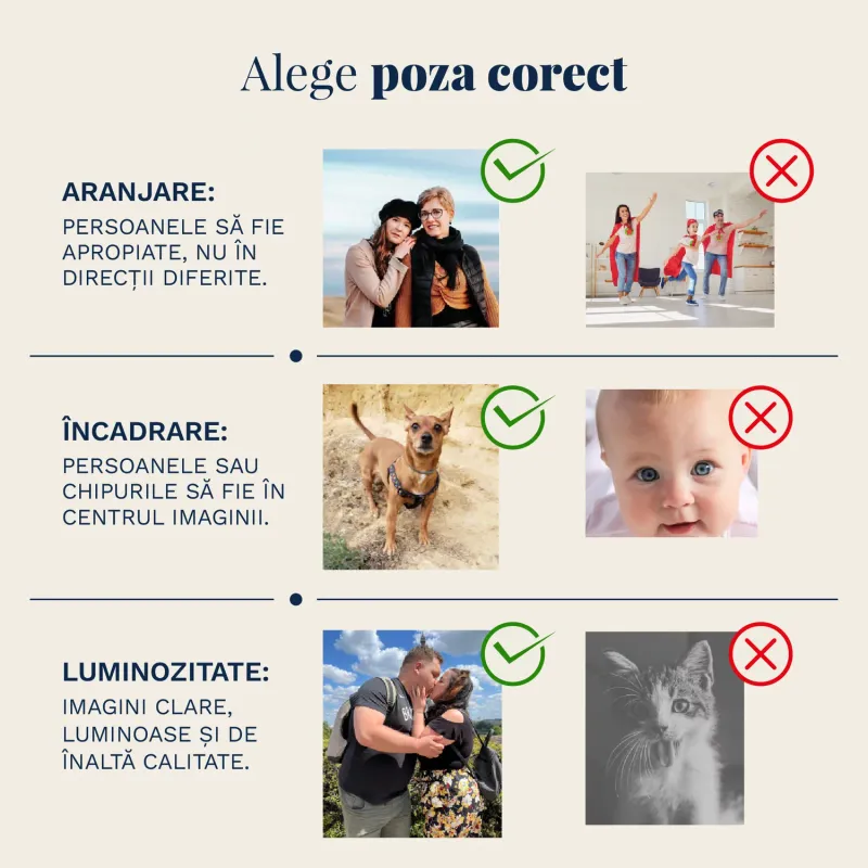 Bratara personalizata cu poza - Mereu aproape - Banut 15 mm - Argint 925 placat cu Aur Galben 18K - snur reglabil picture - 5