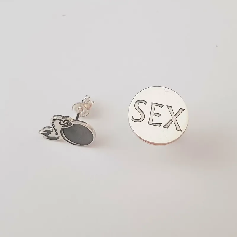 Cercei personalizati - Feeling Sexy - Colectia Moody - Argint 925 picture - 2