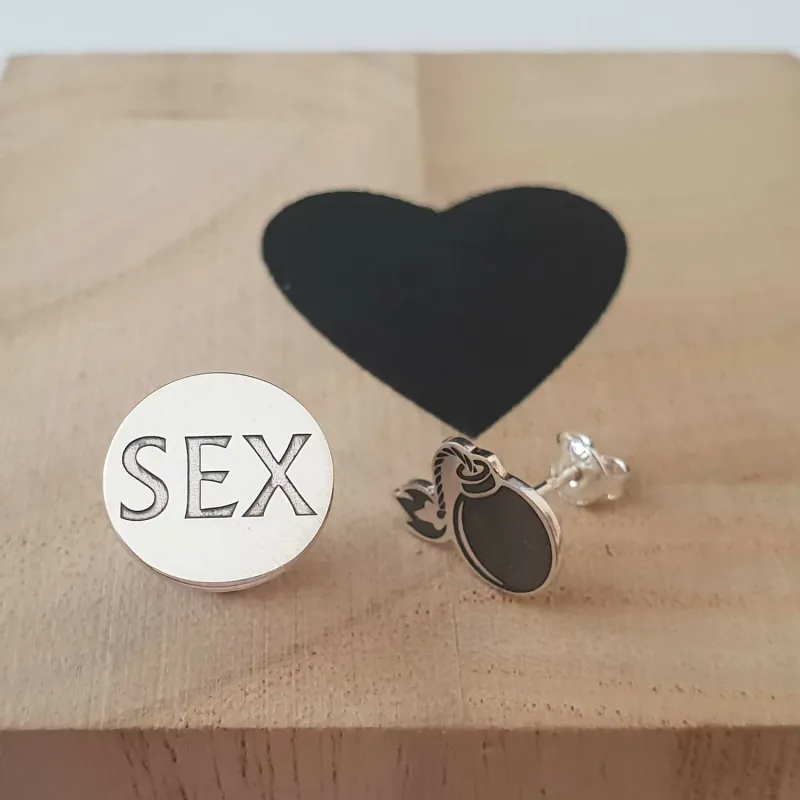 Cercei personalizati - Feeling Sexy - Colectia Moody - Argint 925 picture - 6