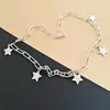 Set colier si bratara personalizata - Star Elements - Lant cu zale dreptunghiulare - Argint 925