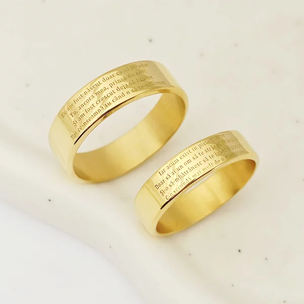 Verigheta Cantecul inimii - Argint placat cu Aur Galben 18K