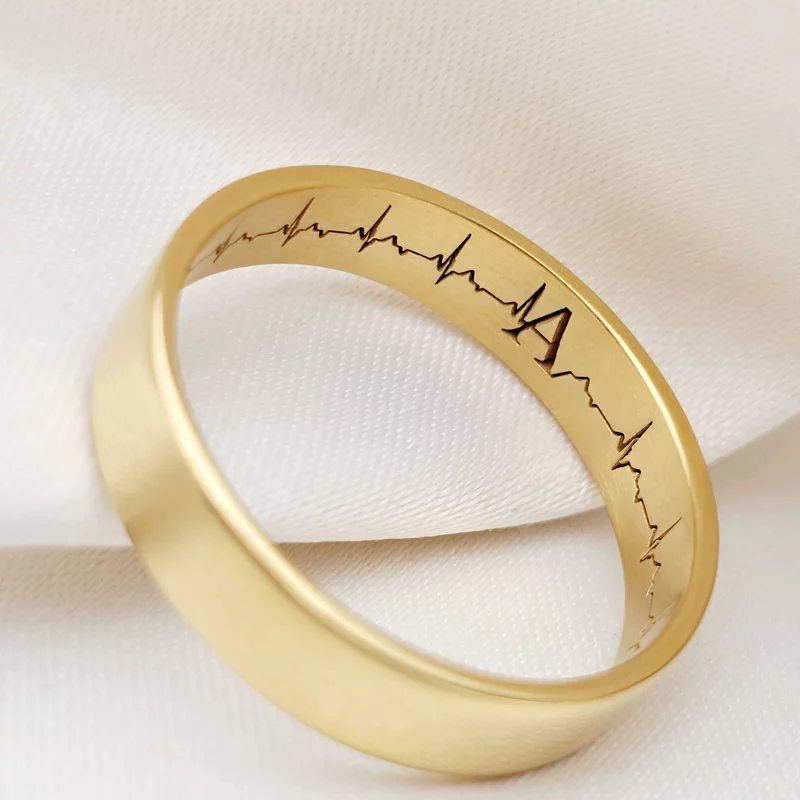 Verigheta Glasul inimii - Argint placat cu Aur Galben 18K picture - 6