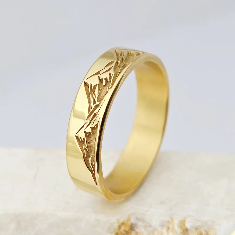 Verigheta Munte de iubire - Argint placat cu Aur Galben 18K picture - 4