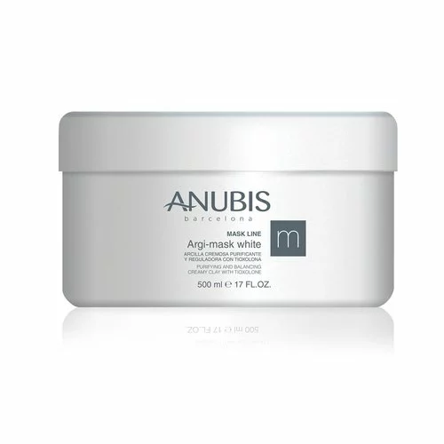 ANUBIS Argi-mask White - Masca cremoasa din argila alba si tioxolon pentru tenul gras/acneic 500 ml