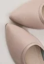 Balerini roz-pudra din piele naturala Alia