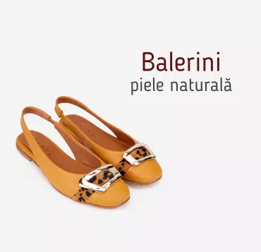 Balerini piele naturala