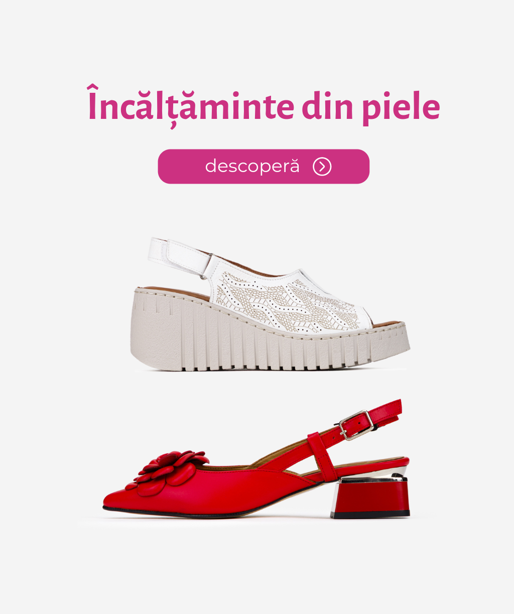 Incaltaminte din piele Vara 2025